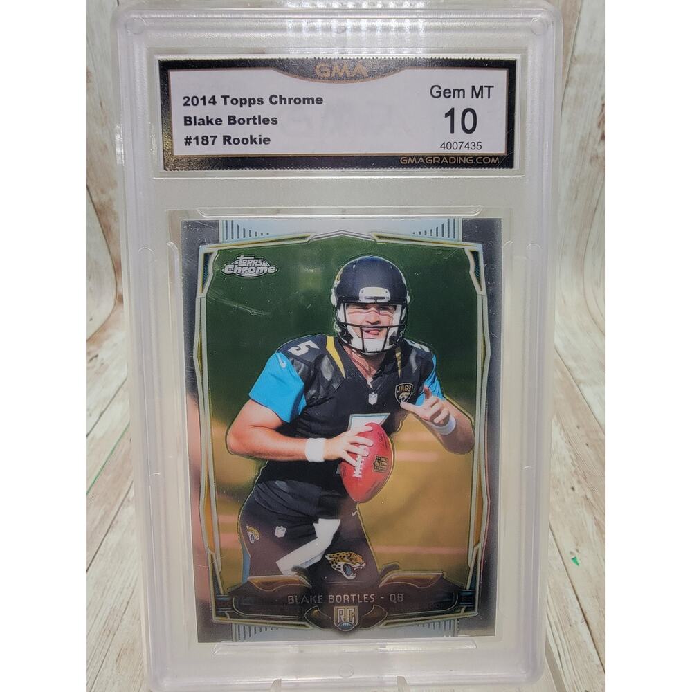 2014 Topps Chrome GMA 10 Gem/Mint Blake Bortles RC Card#187 Jacksonville Jaguars